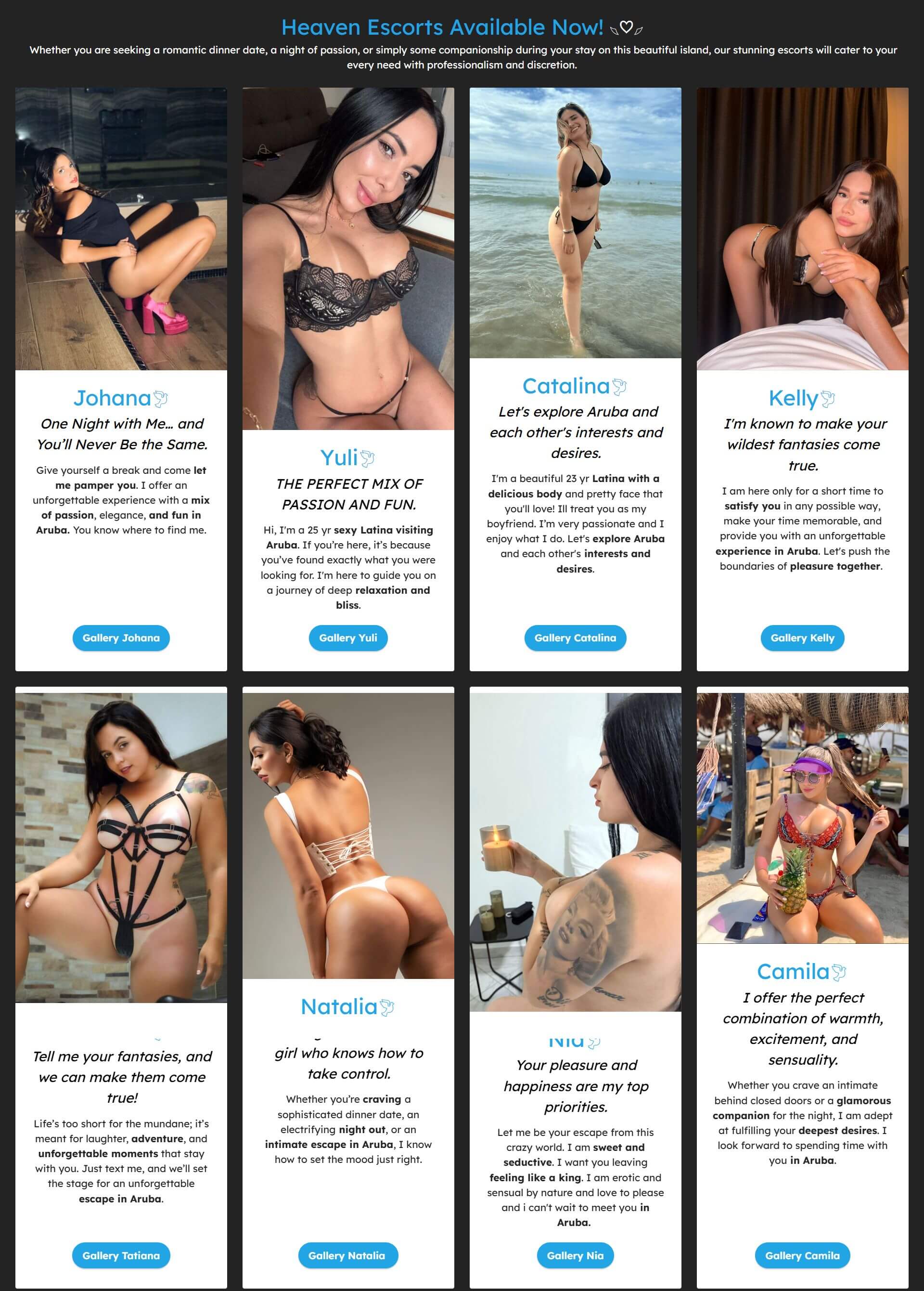 Heaven Escorts Aruba Available Now